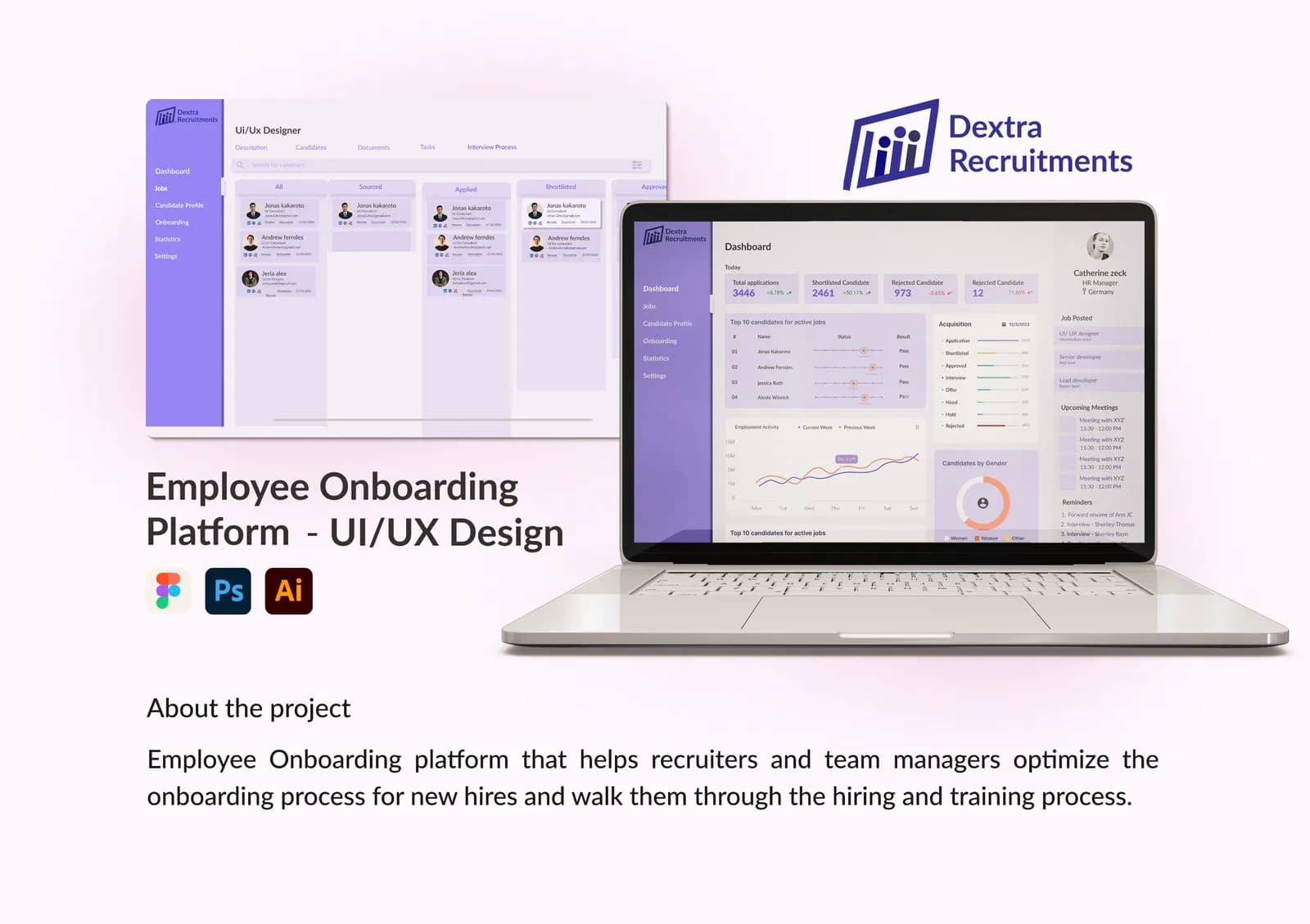 Dextra Recruitments — Employee onboarding platform